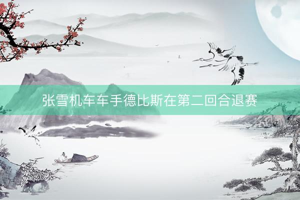 张雪机车车手德比斯在第二回合退赛