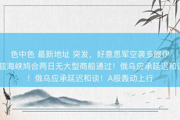 色中色 最新地址 突发，好意思军空袭多艘伊朗油轮！霍尔木兹海峡鸠合两日无大型商船通过！俄乌应承延迟和谈！A股轰动上行